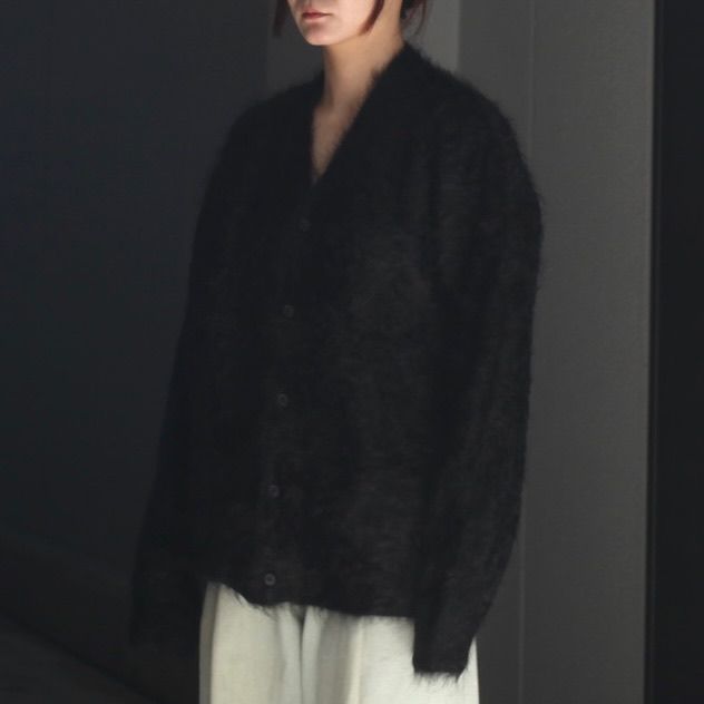 【残り一点】Cashmere Shaggy Knit V Neck Cardigan