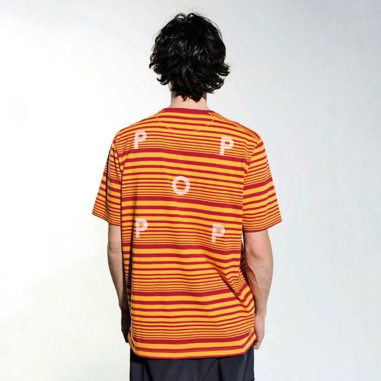 【残り一点】Striped Logo T-shirt