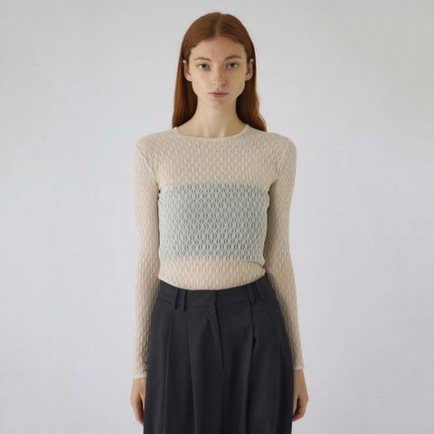 【残り一点】Lace Knitting Tops