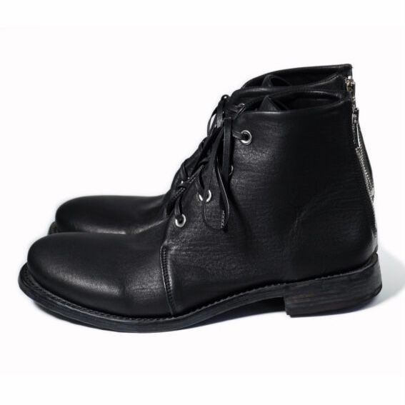 レザー種類 : BURNED HORSE(BLACK)
※商品ページ画像のレザー及び、仕様はサンプルとしてご覧ください。