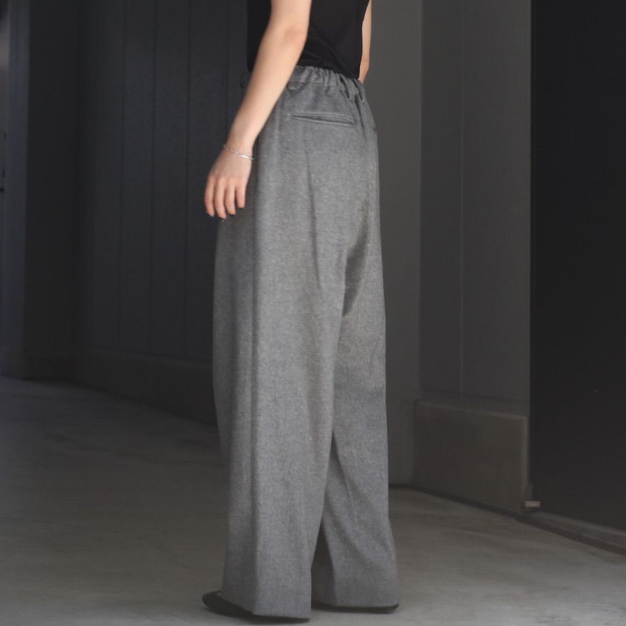 【残り一点】W/CA Beaver Easy Wide Trousers