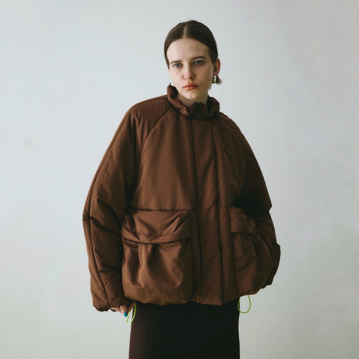 【残り一点】Frill Neck Padded Blouson