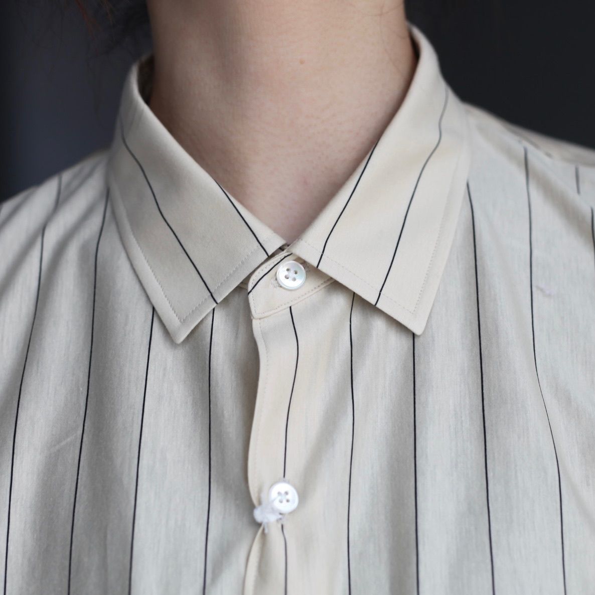 【残り一点】46G Stripe Atmosphere Shirt