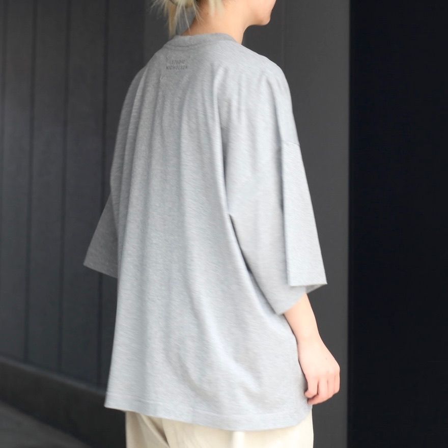 STUDIO NICHOLSON - 【残り一点】Branded Easy Fit SS T-shirt(PIU