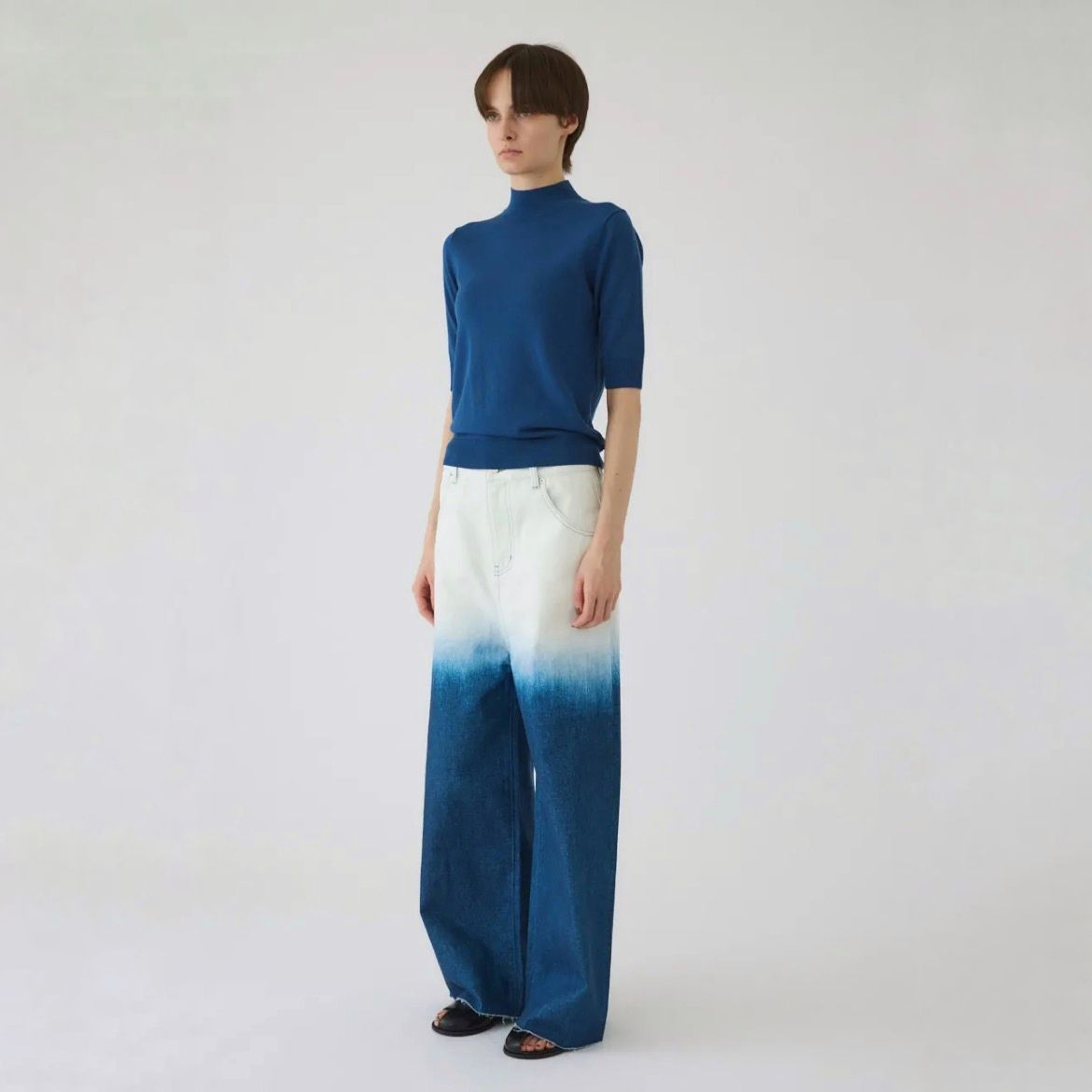 【残り一点】Silk Mix Fit Tops