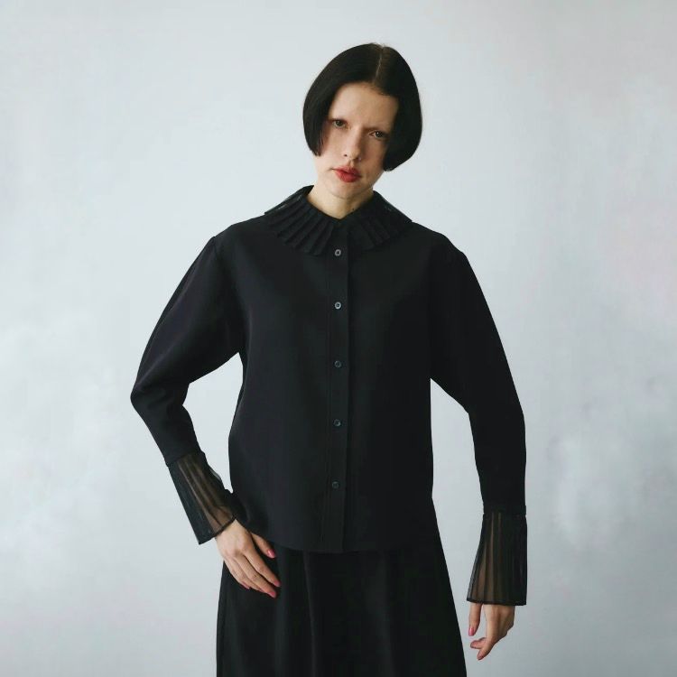 【残り一点】CLO Pleats Collar Blouse