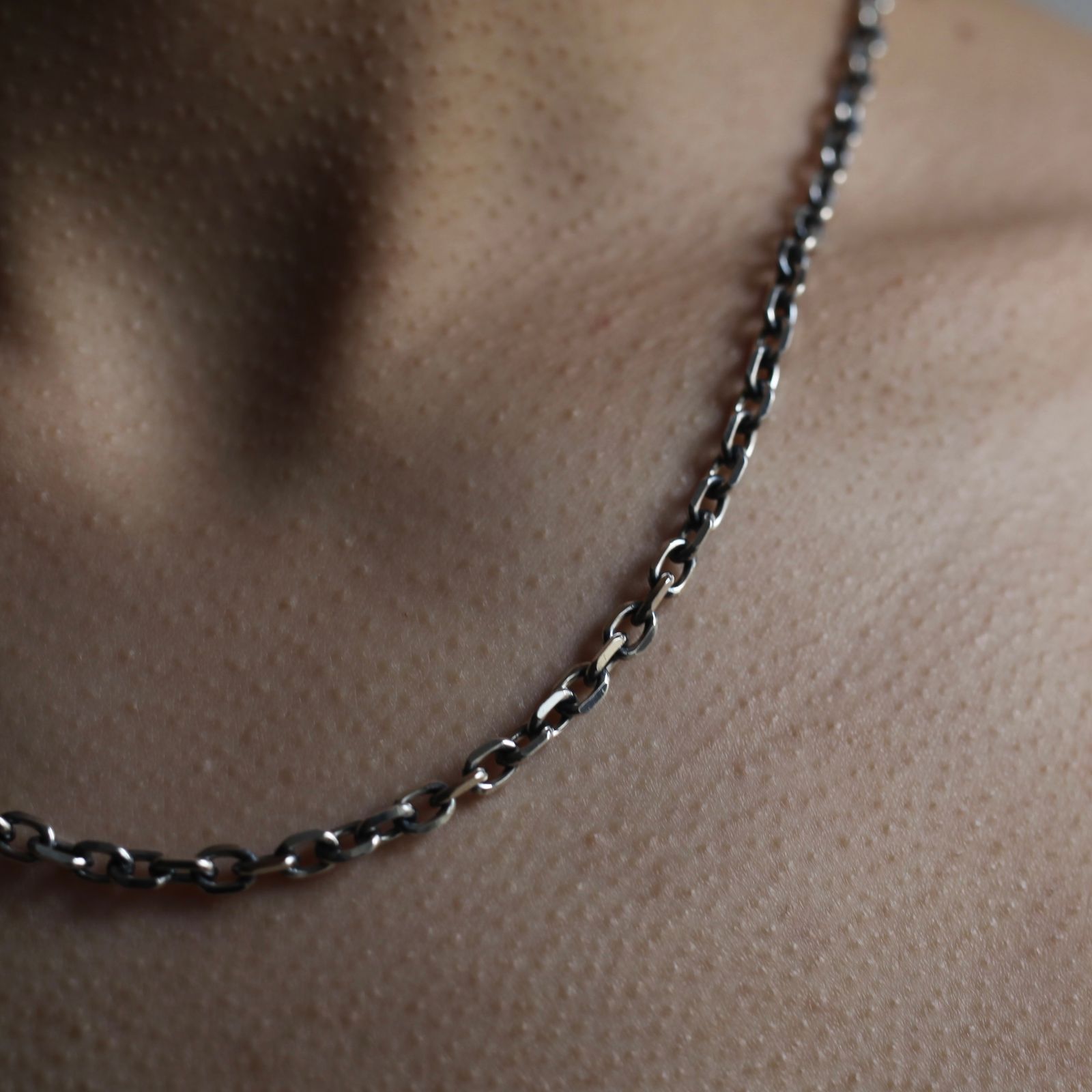 【残りわずか】120cut Out Chain Necklace(SILVER)