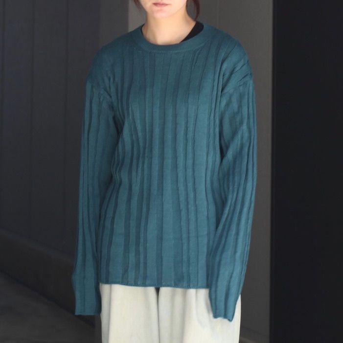 【残り一点】Random Rib Crewneck Sweater