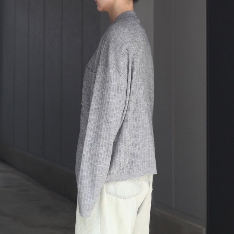 【残りわずか】Crepe Knit Shirt