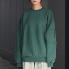 【残り一点】Pigment Dyed Crew Neck Sweatshirt
