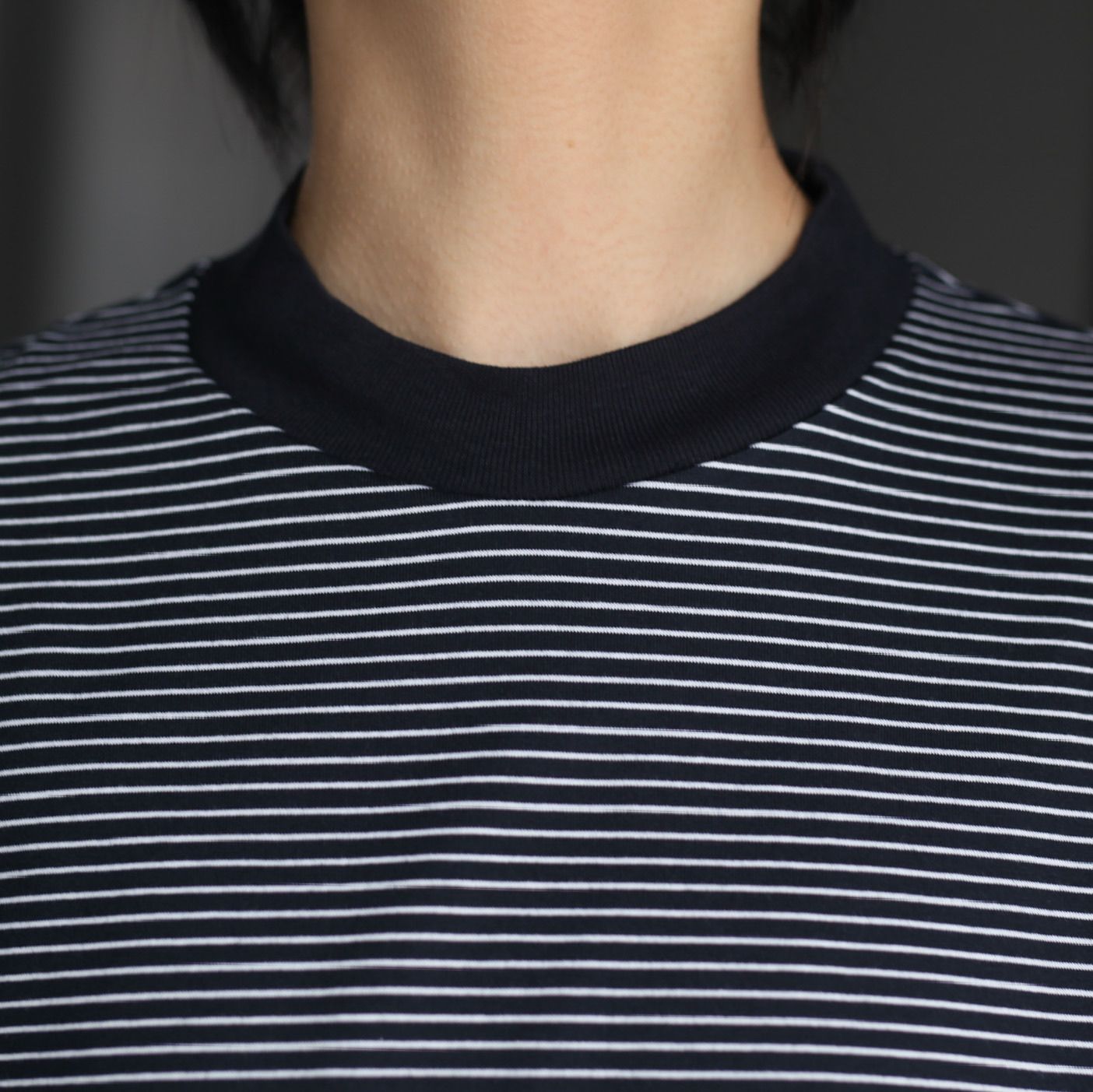 is-ness - 【再販売通知受付可能】Balloon Border Long Sleeve T-shirt 