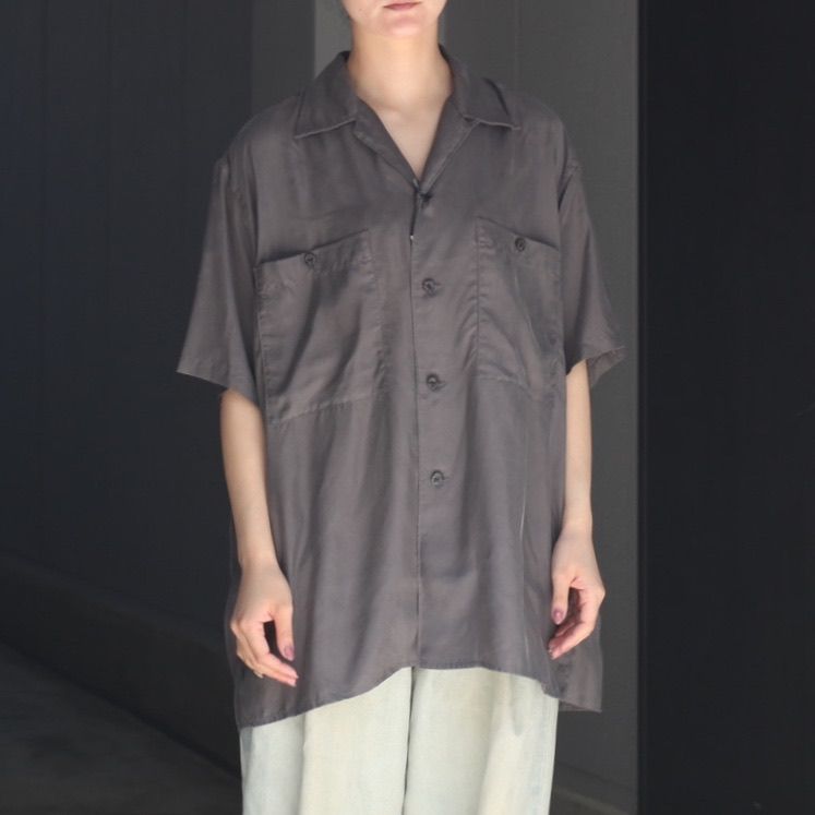 YOKE - 【残り一点】Cupro Open Collar Shirt | ACRMTSM ONLINE STORE
