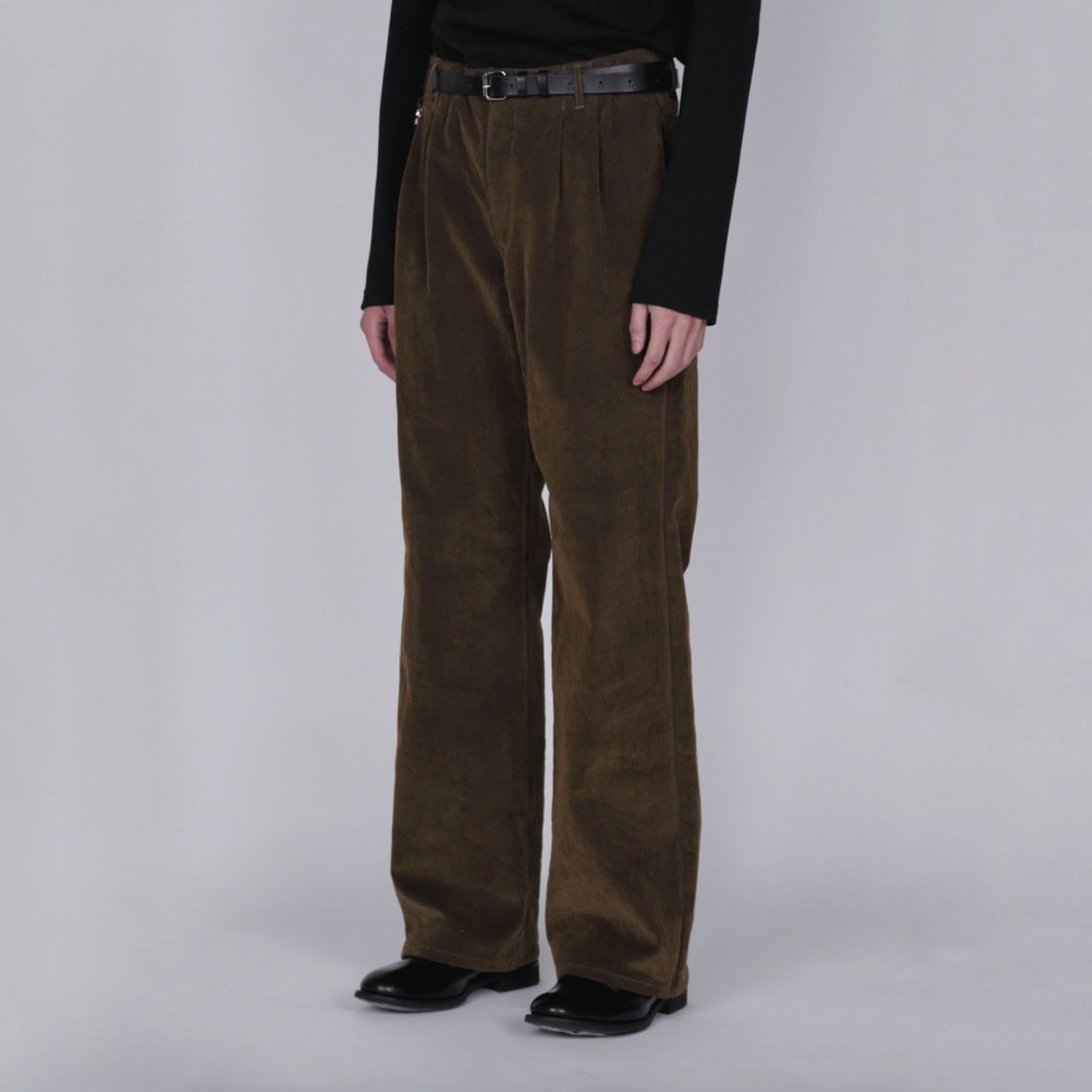 【残り一点】Flocked Denim Wide Tailored Pants