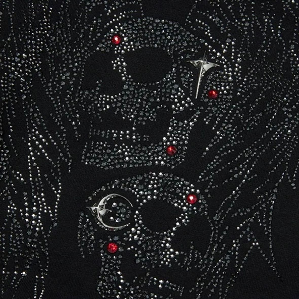 【残り一点】TC Angels Crystal Embellished Hooded Zip Up