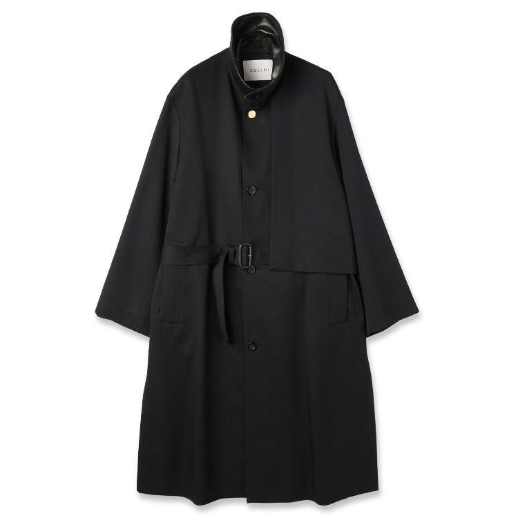 【残り一点】Wool Gabardine Layerd Long Coat