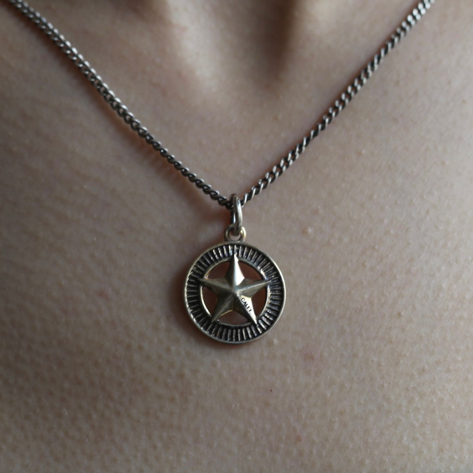 【残り一点】Silver Star Concho Necklace