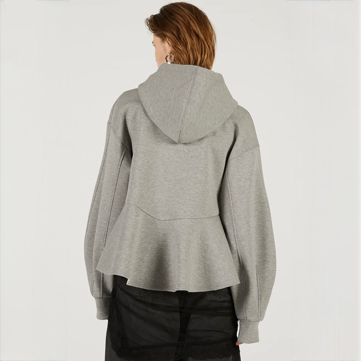 【残り一点】ペプラムフーディパーカー