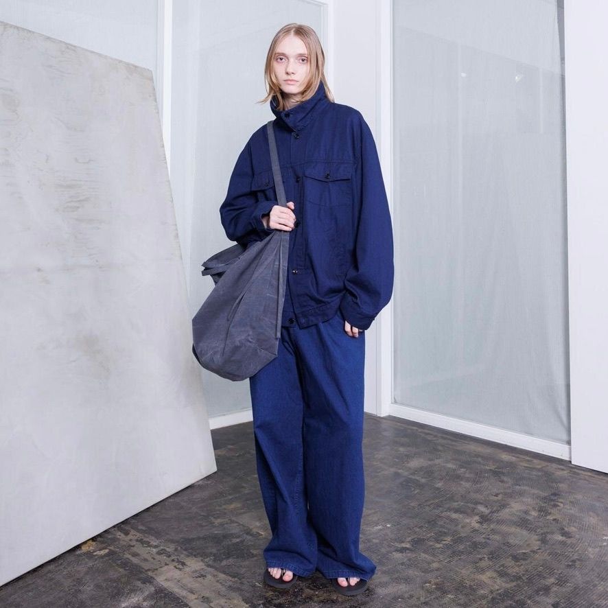 【残り一点】6ozデニムブルゾン(ONE WASH)