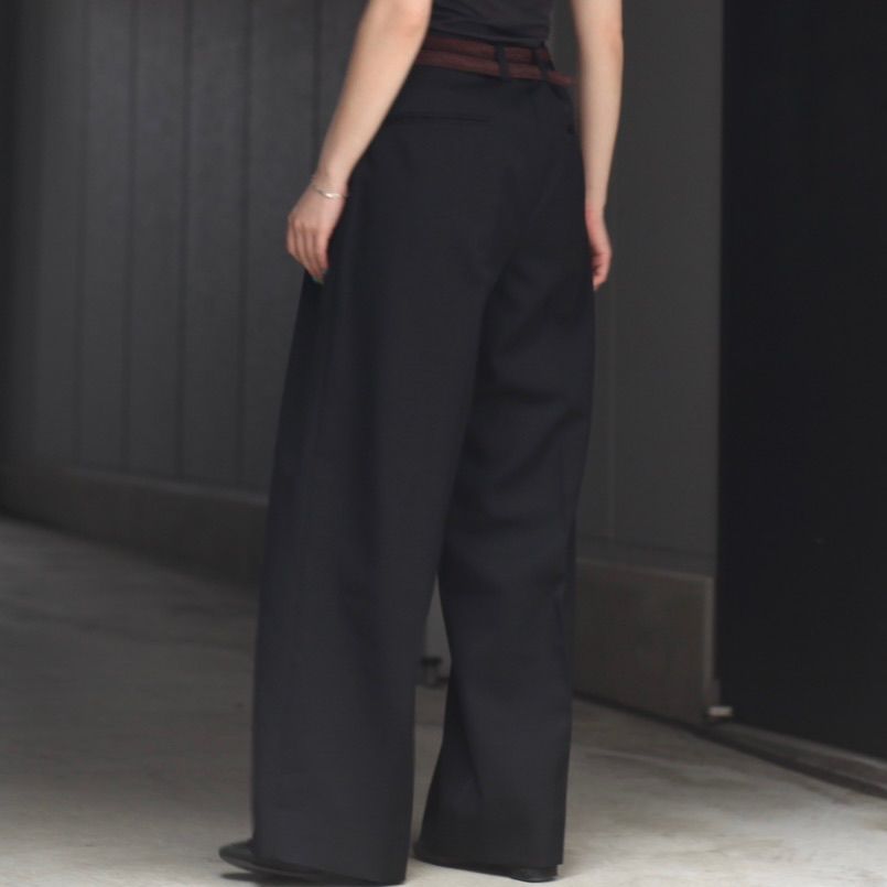 【ssstein】LONG WIDE TROUSERS 24ss ssstein / シュタイン】LONG WIDE TROUSERS - MILITARY KHAKI