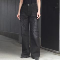 【残り一点】Flocked Denim Pants