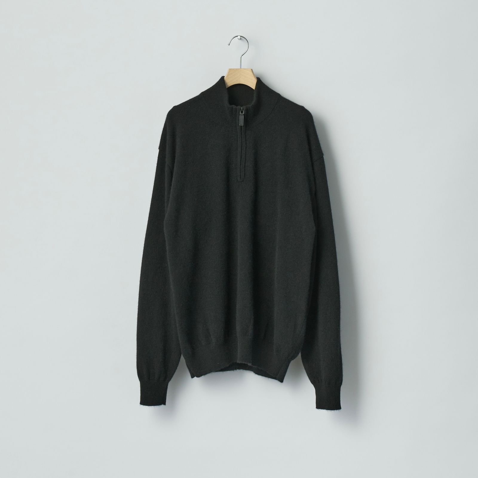 【残り一点】Pure Cashmere Knit Half Zip LS
