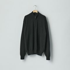 【残り一点】Pure Cashmere Knit Half Zip LS