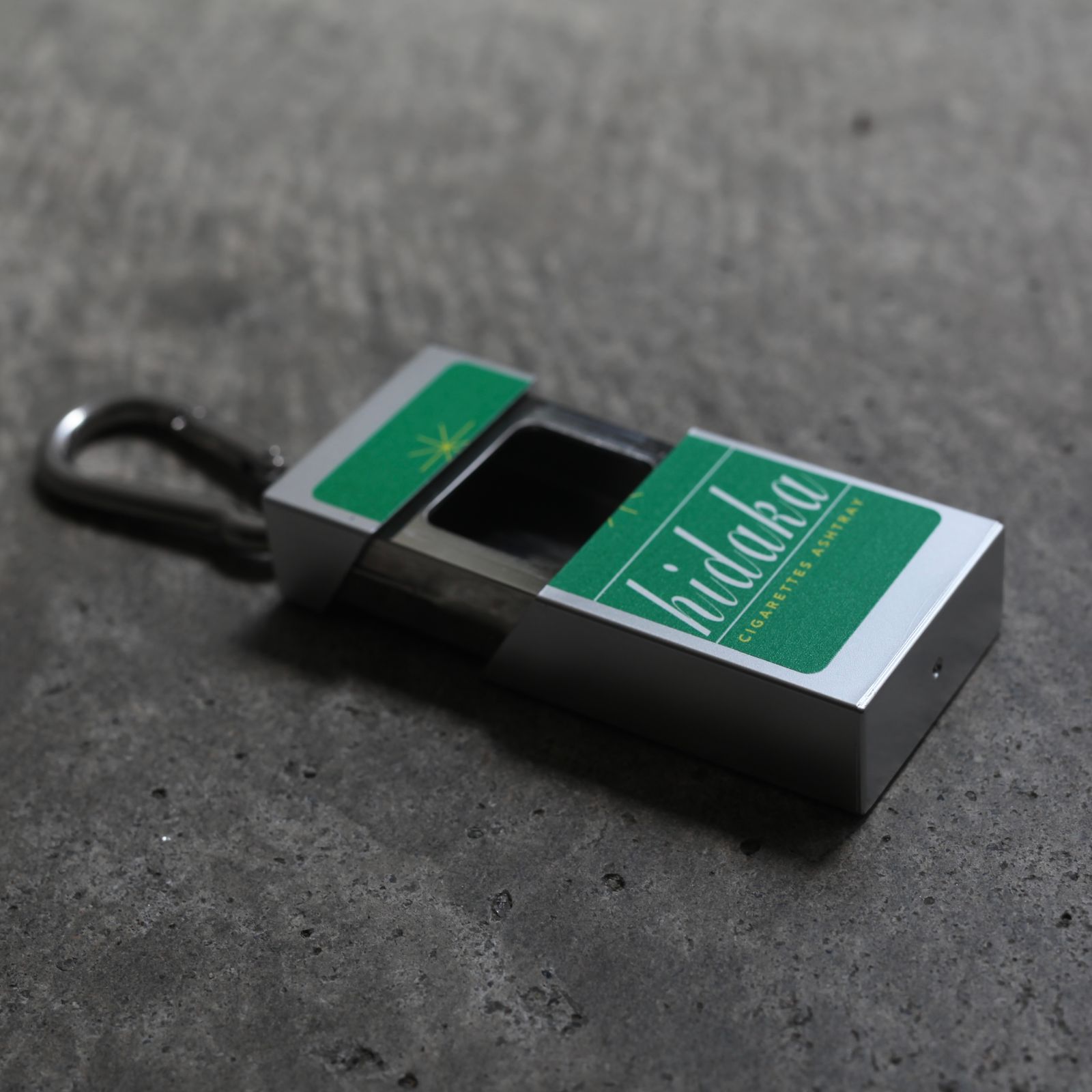 【残り一点】Portable Ash Tray_HI-LITE(GREEN)