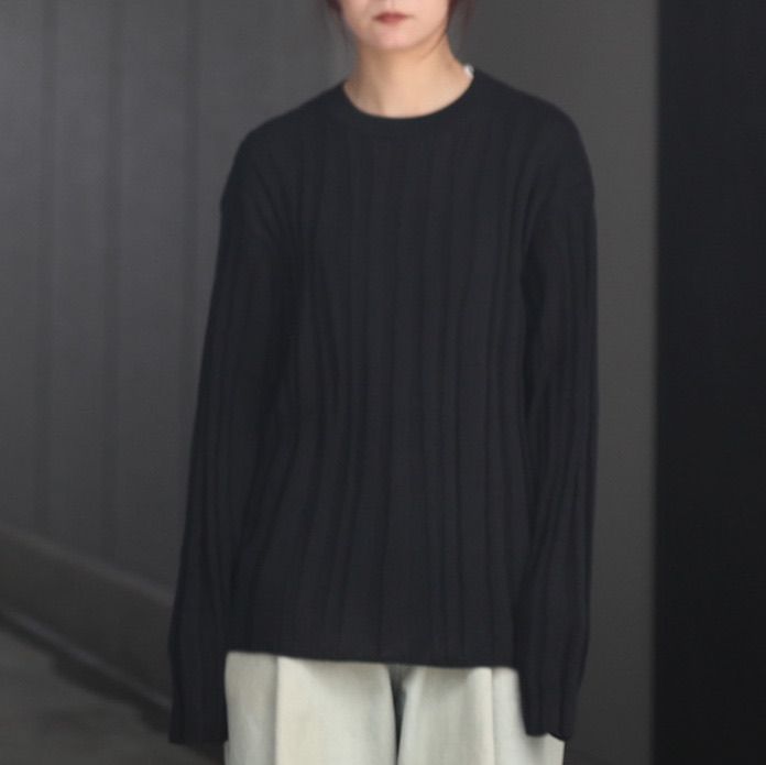 【残り一点】Random Rib Crewneck Sweater