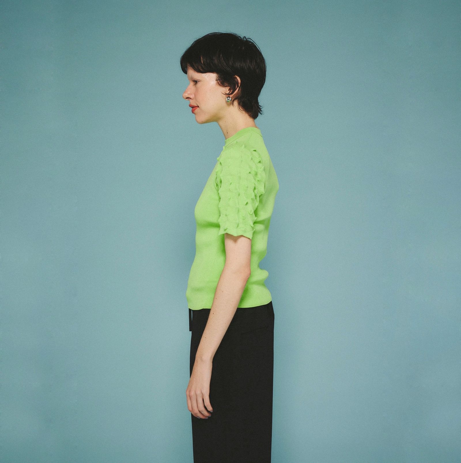 【残り一点】Thorn Sleeve Knit Tops