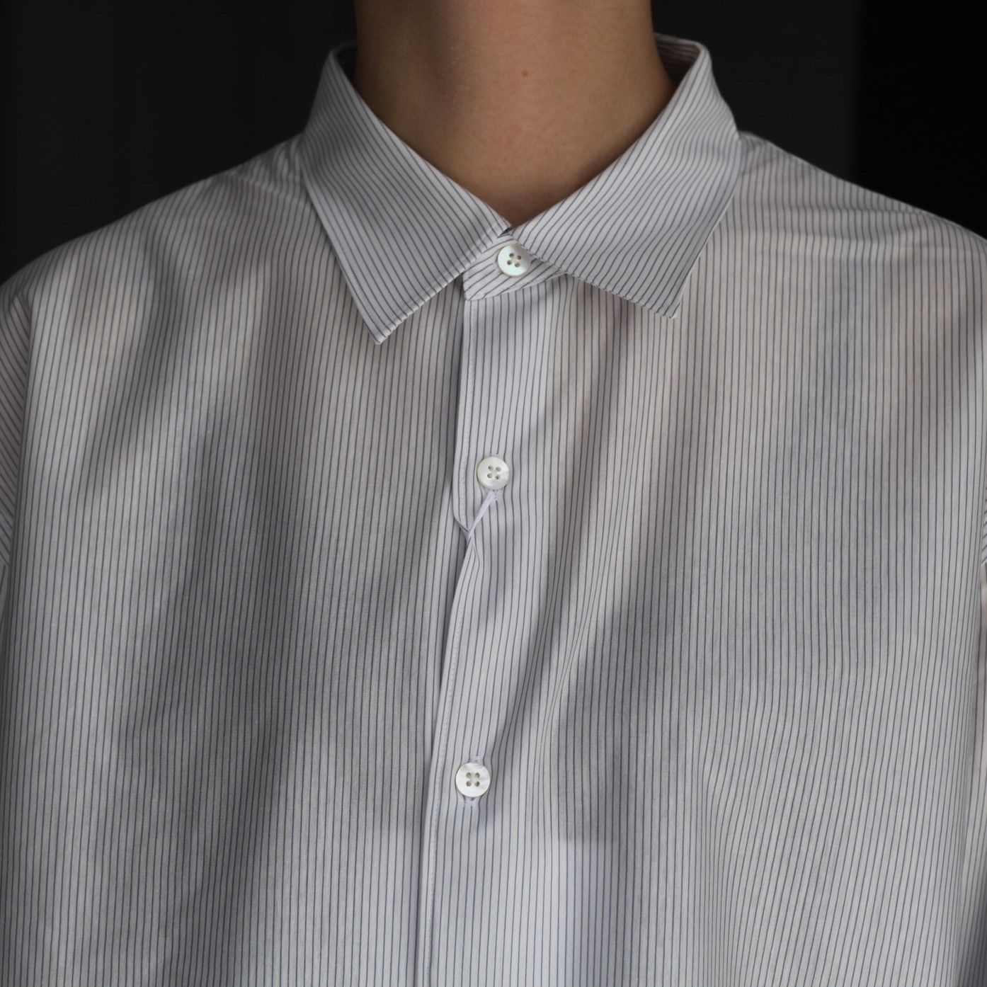 【残り一点】46G Stripe Modest Shirt