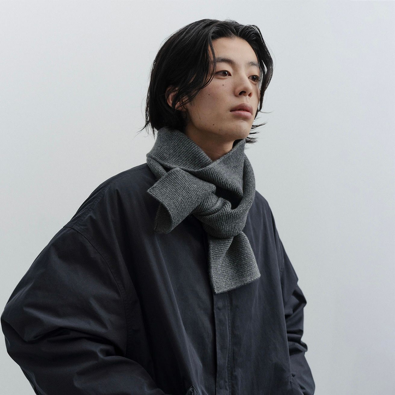 【残り一点】Link Cashmere Muffler