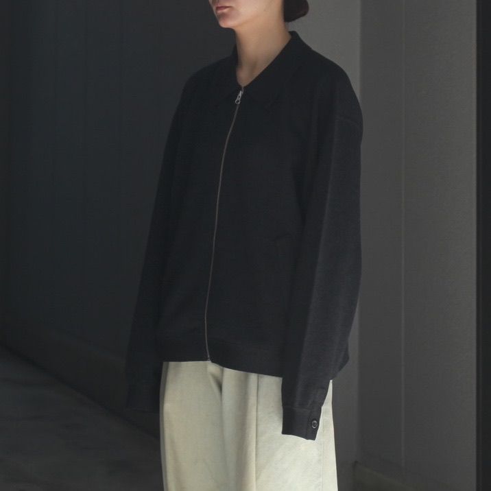 【残り一点】Co/Wo Moss Stitch Zip Blouson