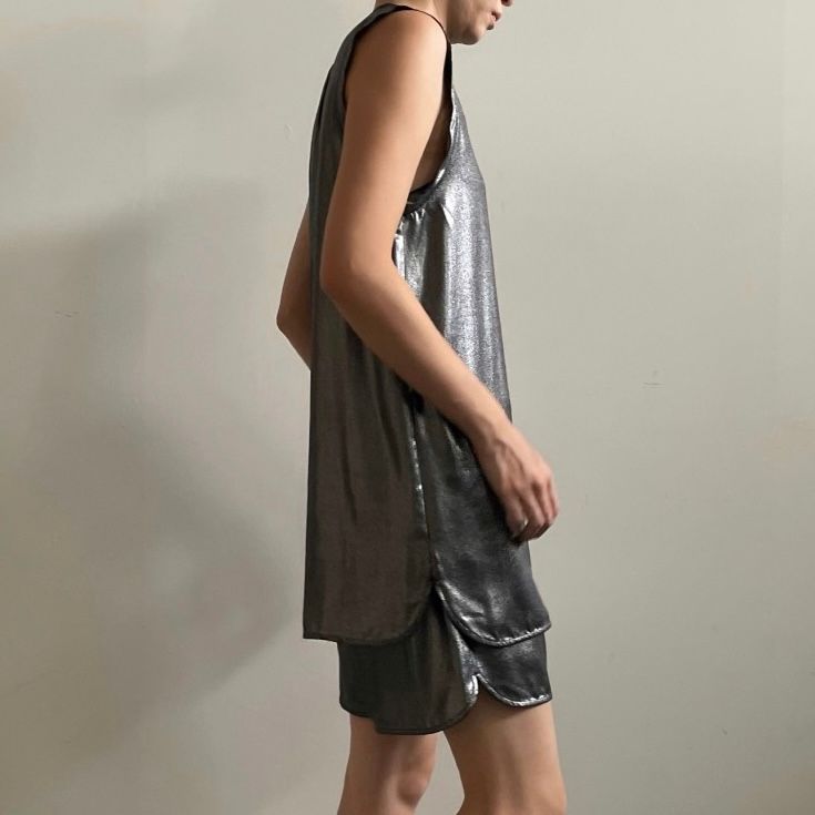 【残り一点】Glitter Minimal Tank Top