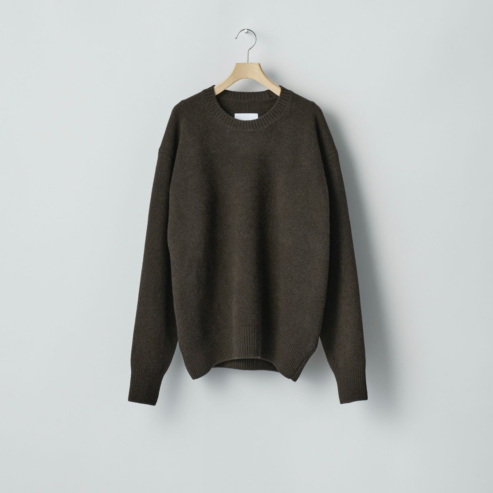 【残りわずか】Extra Fine Wool Warm Knit Crew Neck LS
