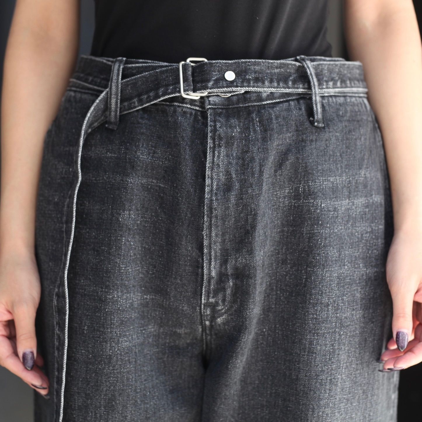 【残り一点】Belted Trousers(USED FADE)