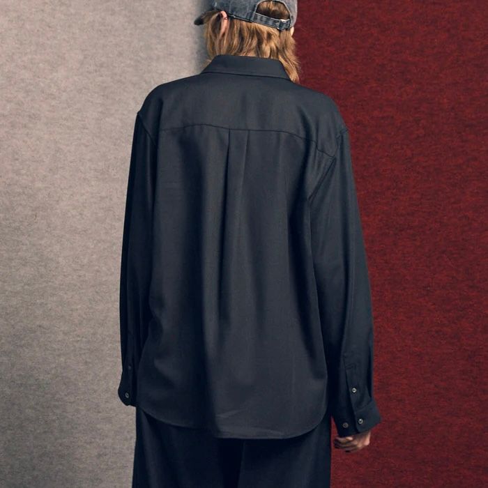 【残り一点】Wool Like Regular-Over Shirt