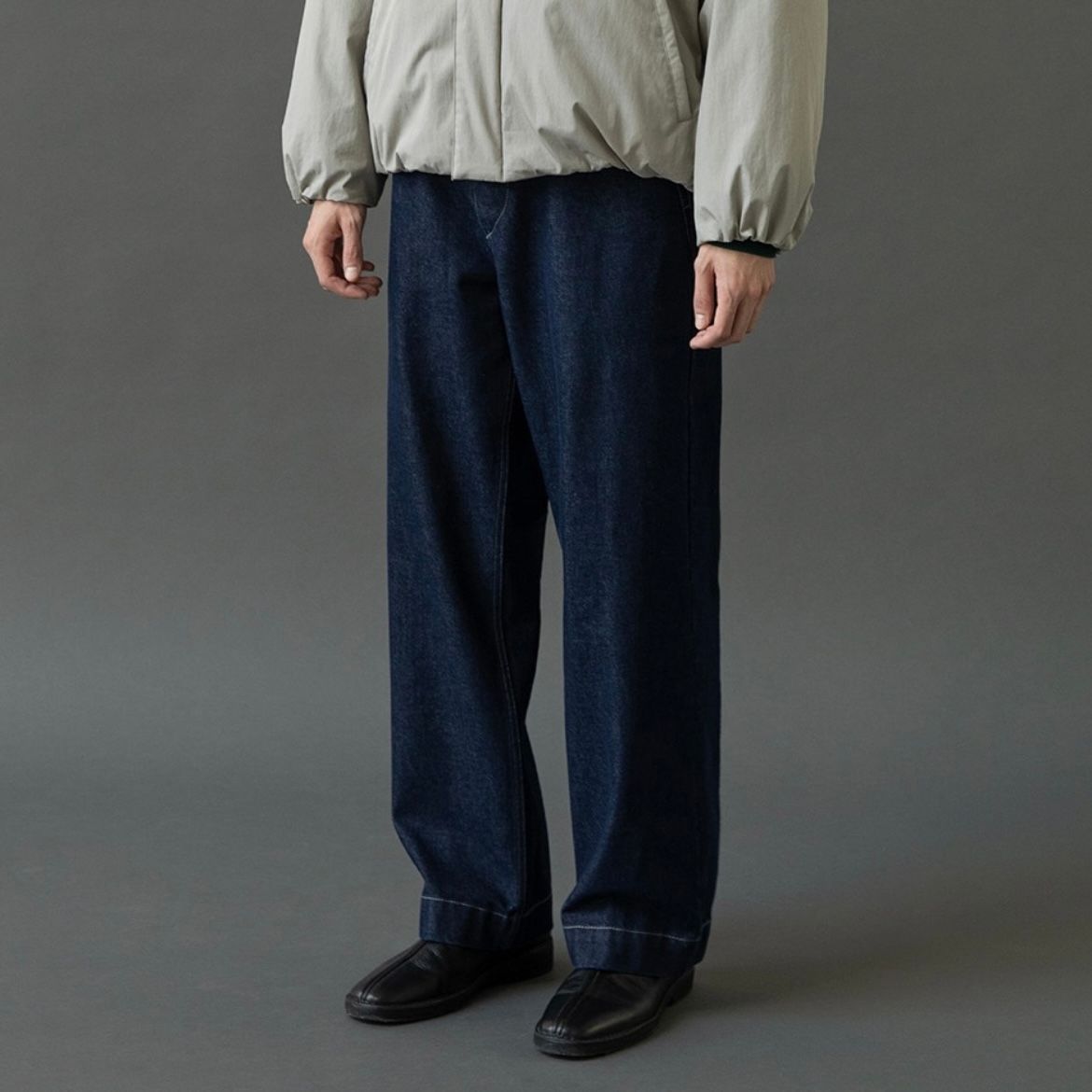 【残り一点】Plenty Belted Denim Slacks