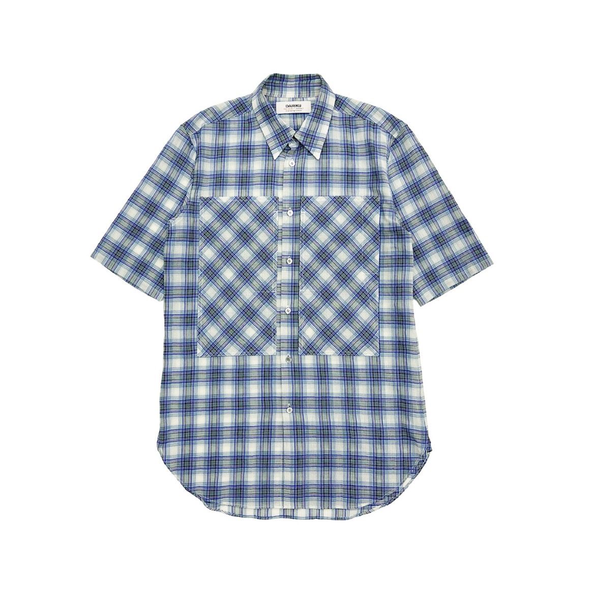 【残り一点】"Cotton Check" W-PKT Dress HS Shirt