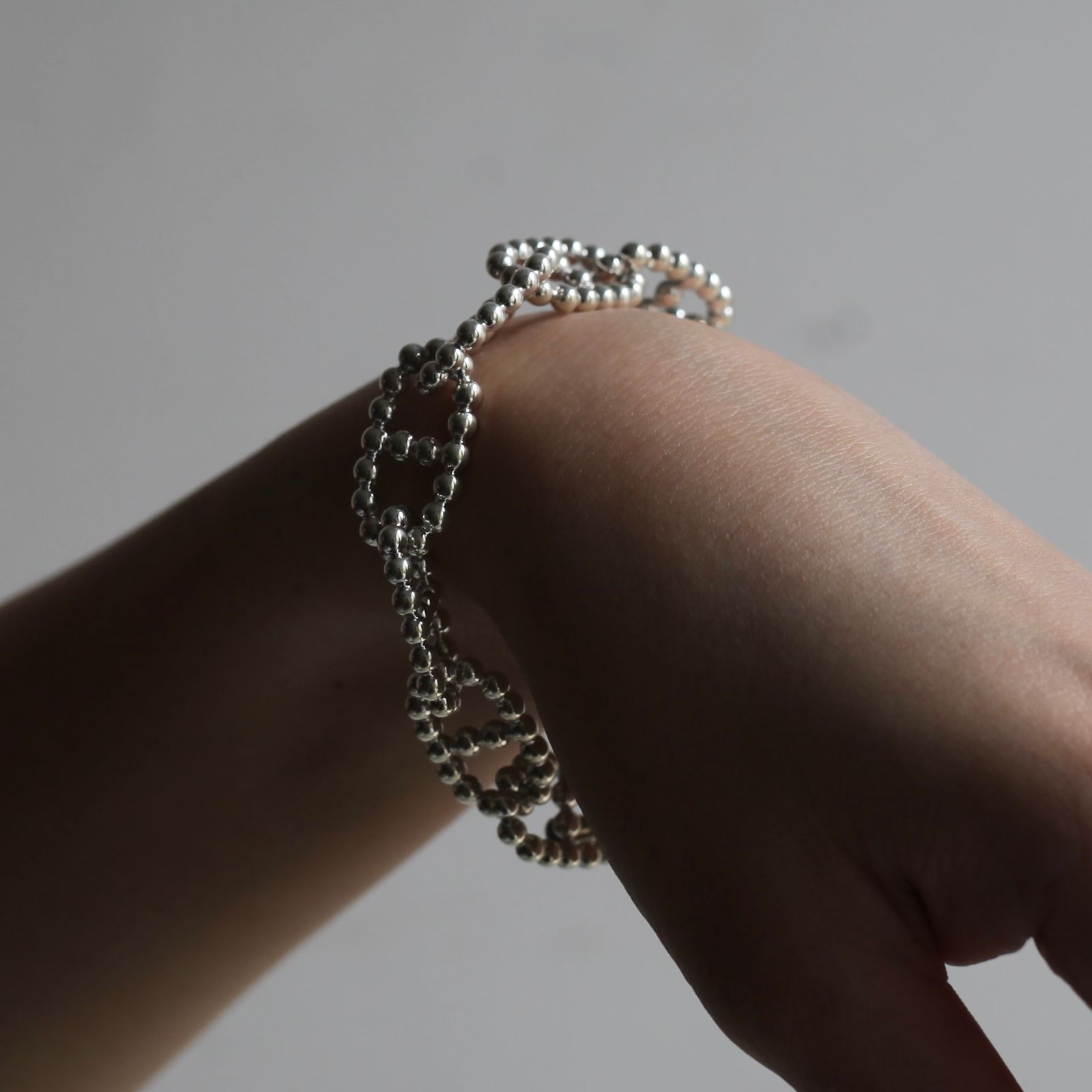 【残り一点】Ball Anchor Chain T-BAR Bracelet LARGE(13mm)