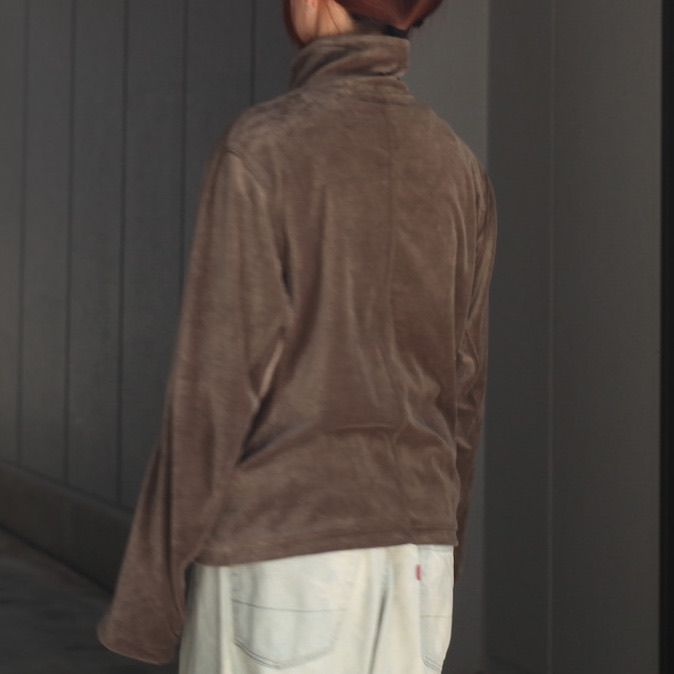【残り一点】Velour Zip Up Track Top