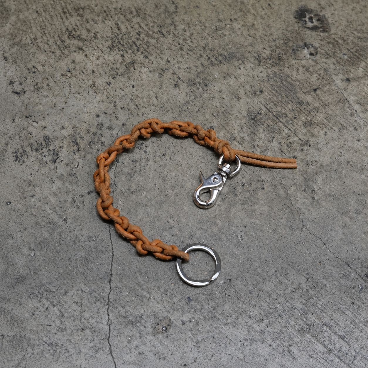 【お取り寄せ注文可能】Leather Chain Bracelet / Key Holder