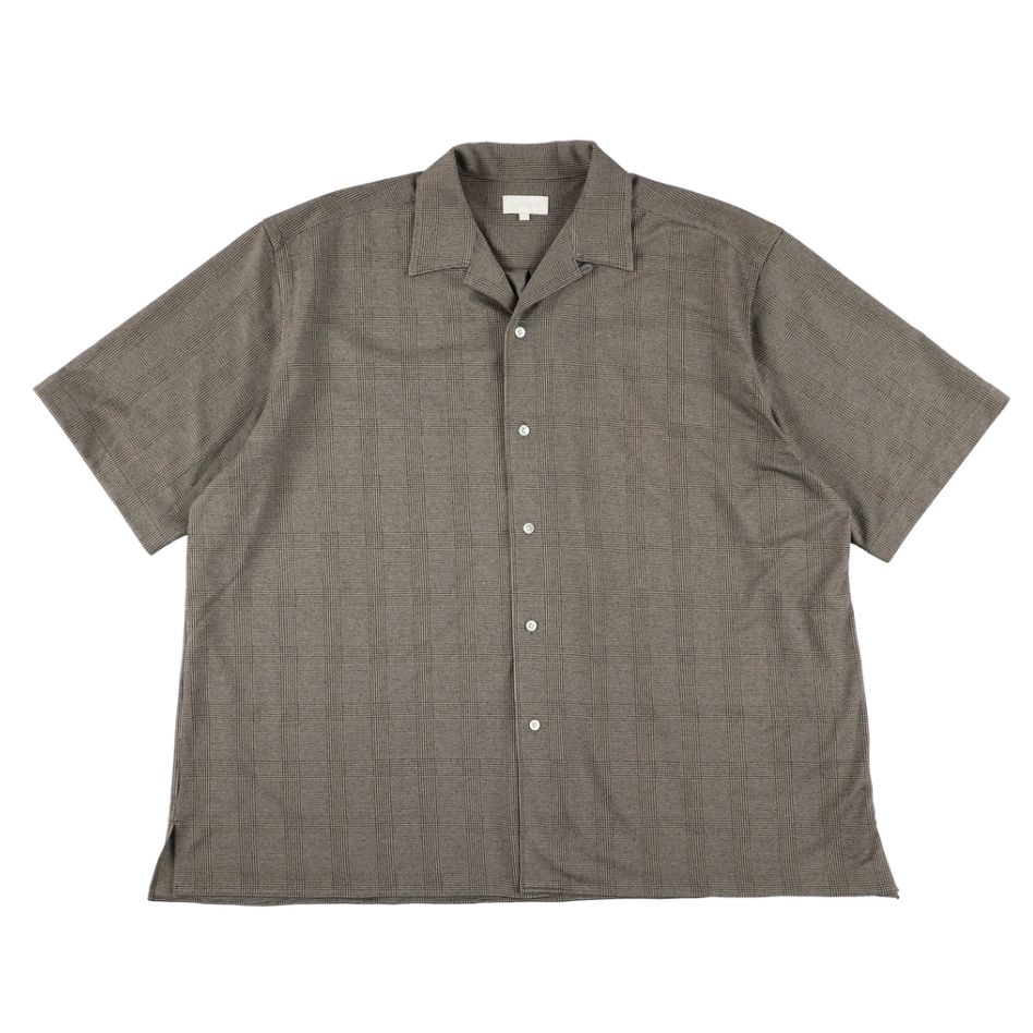 【残り一点】28G Loop Yarn Glen Check Ether Shirt