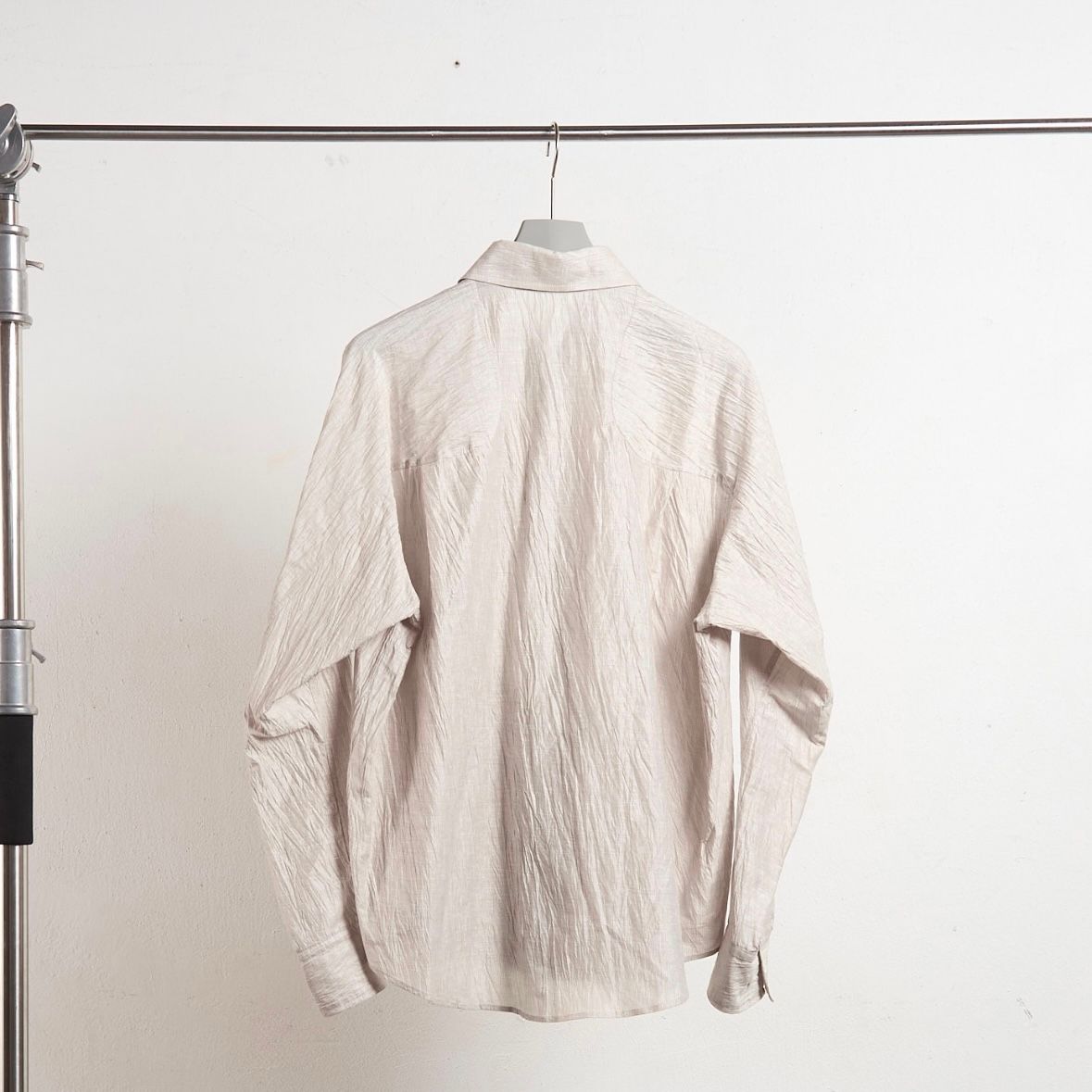【残り一点】Plaid Panelled Utility Shirt