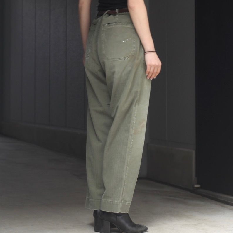 【再販売通知受付可能】USMC HBT Pants