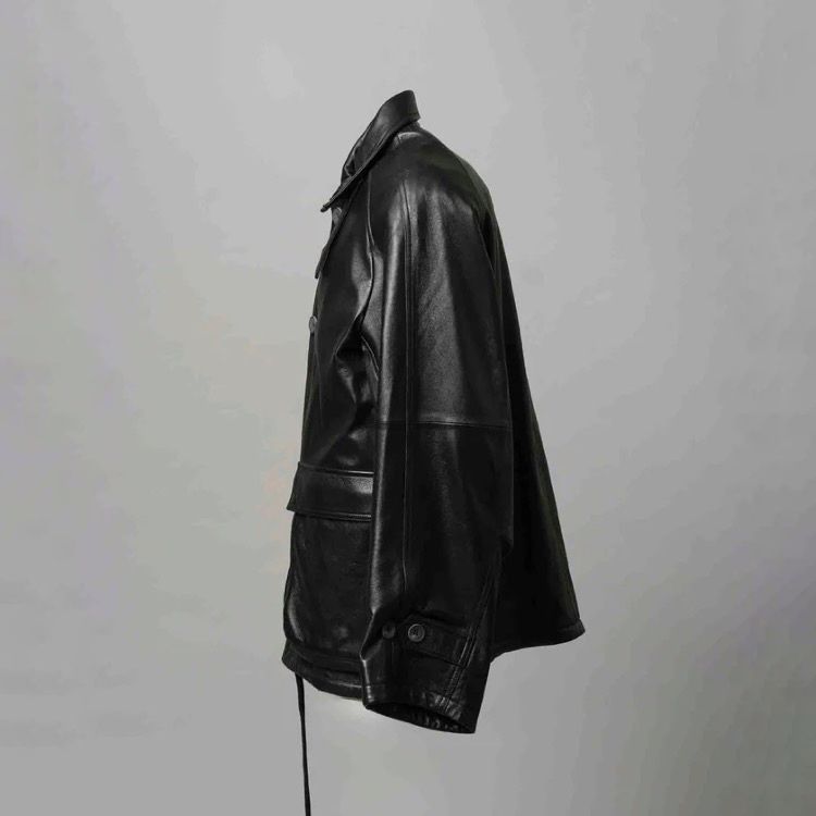【残り一点】Sheep Leather Front Button Single Blouson