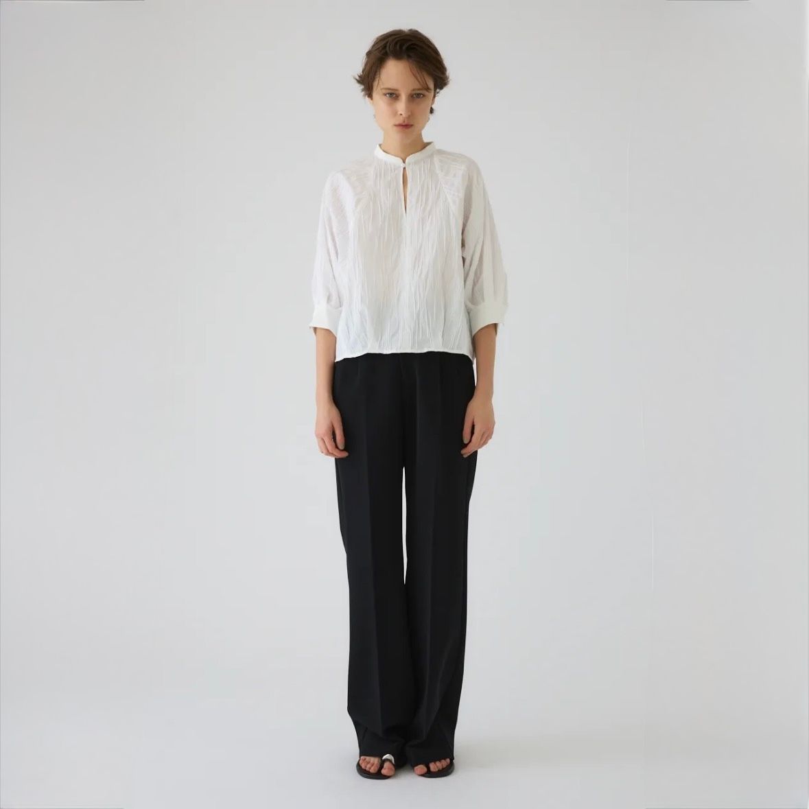 【残り一点】Tuck Pleats Raglan Blouse