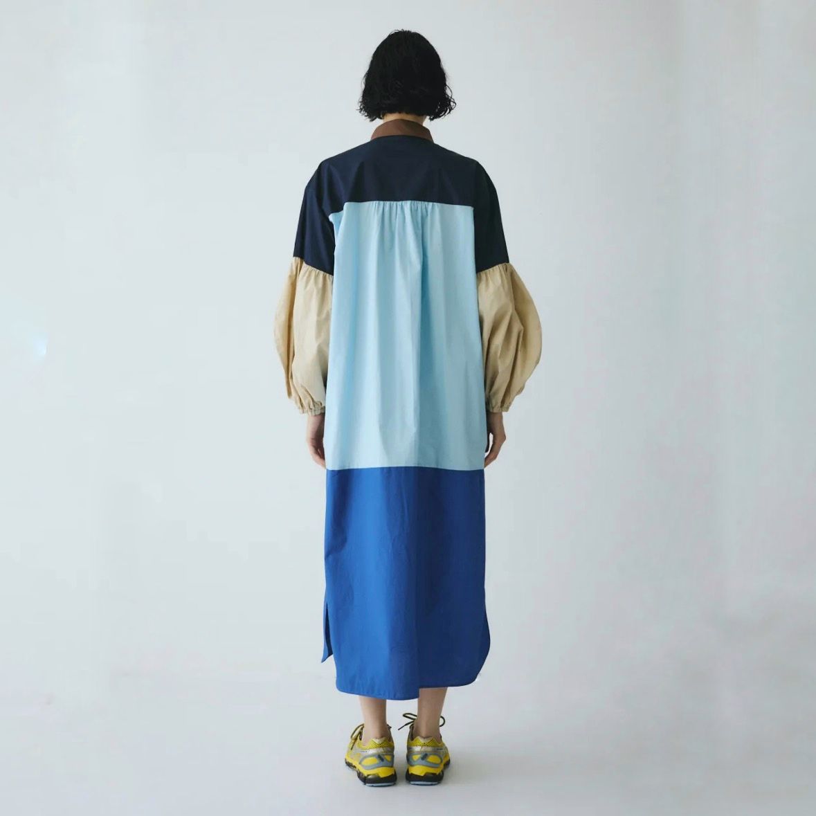 【残り一点】Switching Color Block Dress