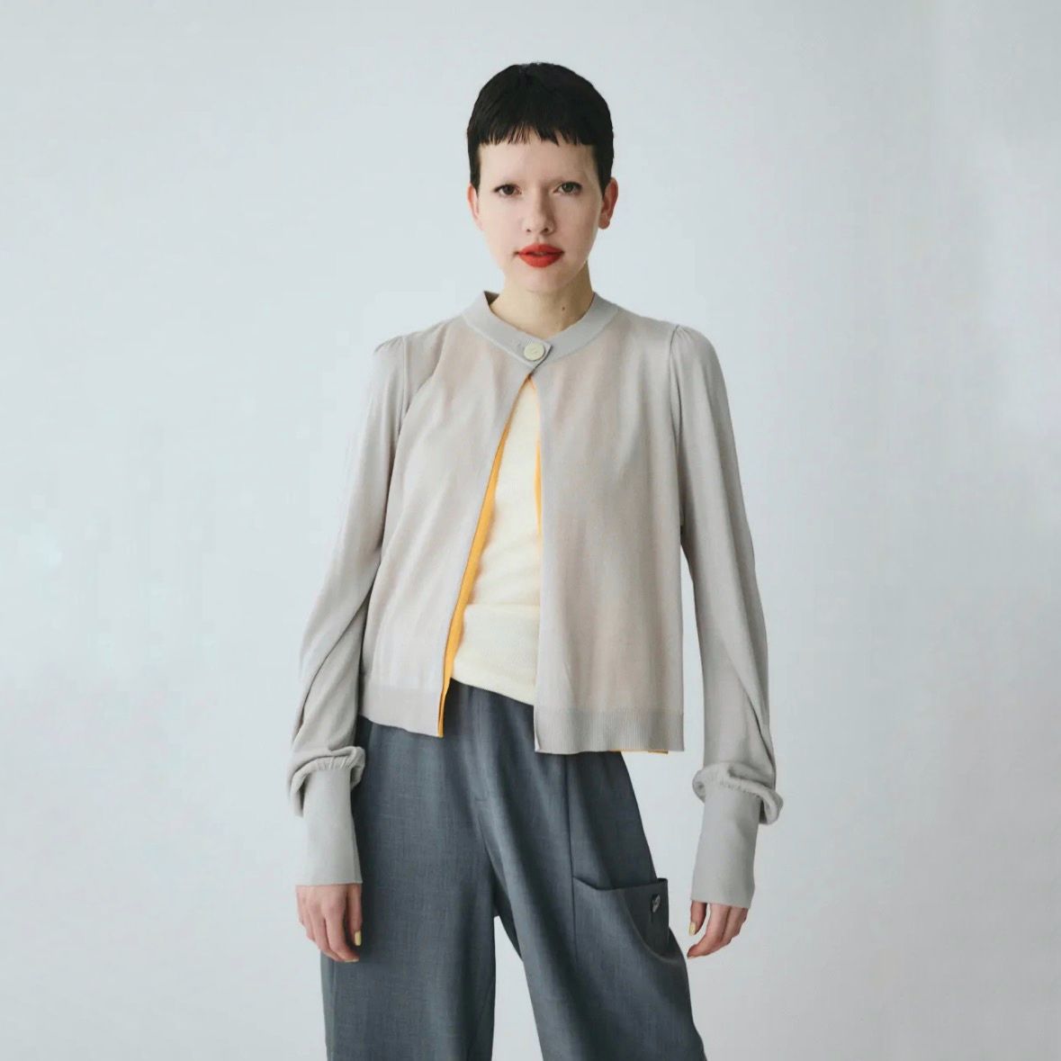 【残り一点】Layered Knit Cardigan