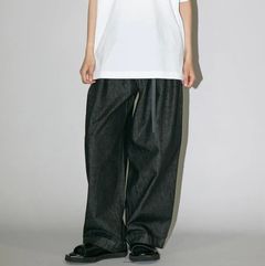 【残り一点】12.5OZワイドデニムパンツ(NO PRINT_ONE WASH)