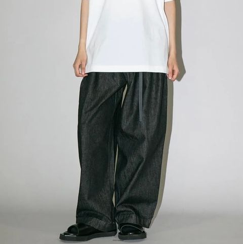 【残り一点】12.5OZワイドデニムパンツ(NO PRINT_ONE WASH)